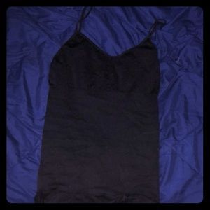Black tank top
